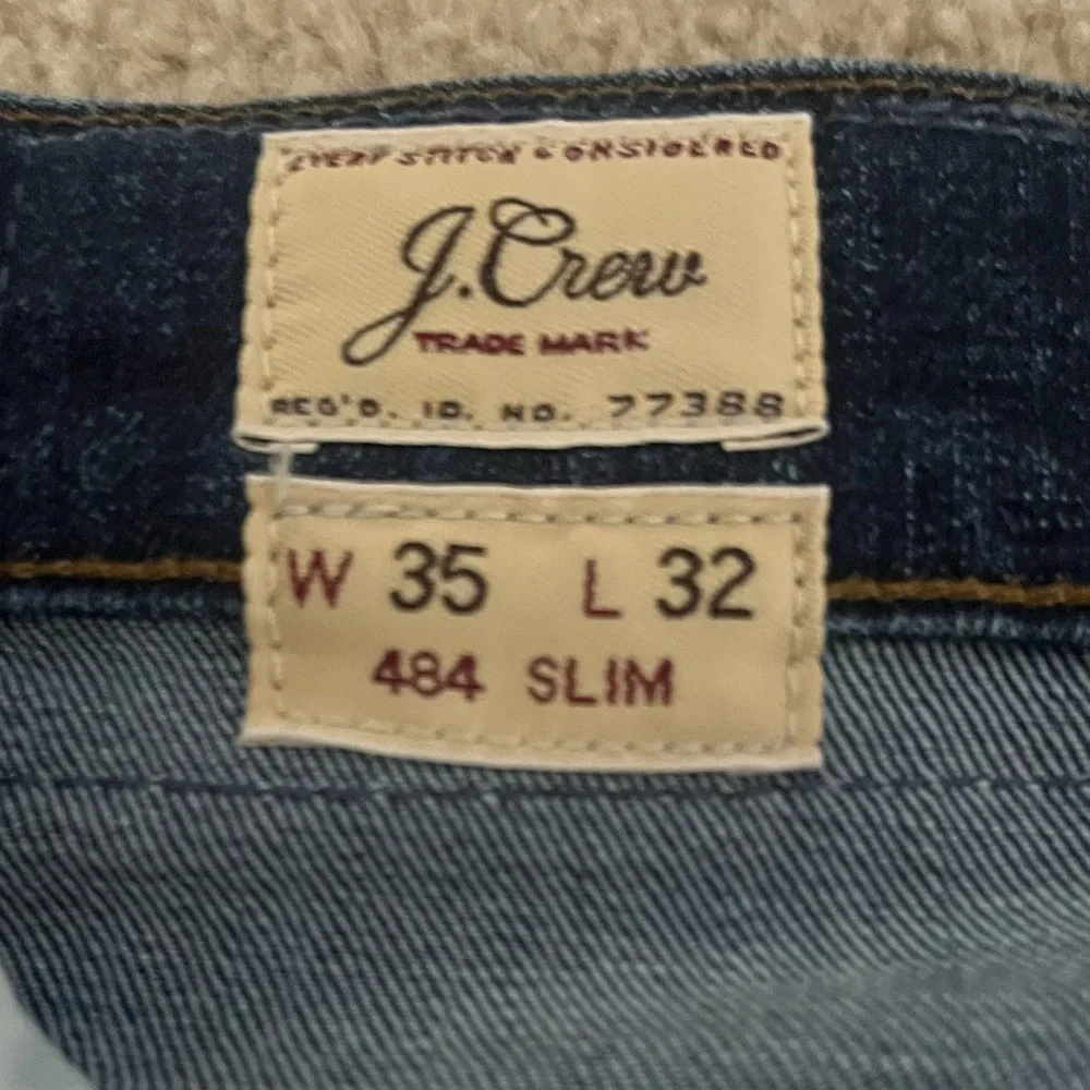 Men’s J. Crew Jeans 35 X 32 Style 484 Slim